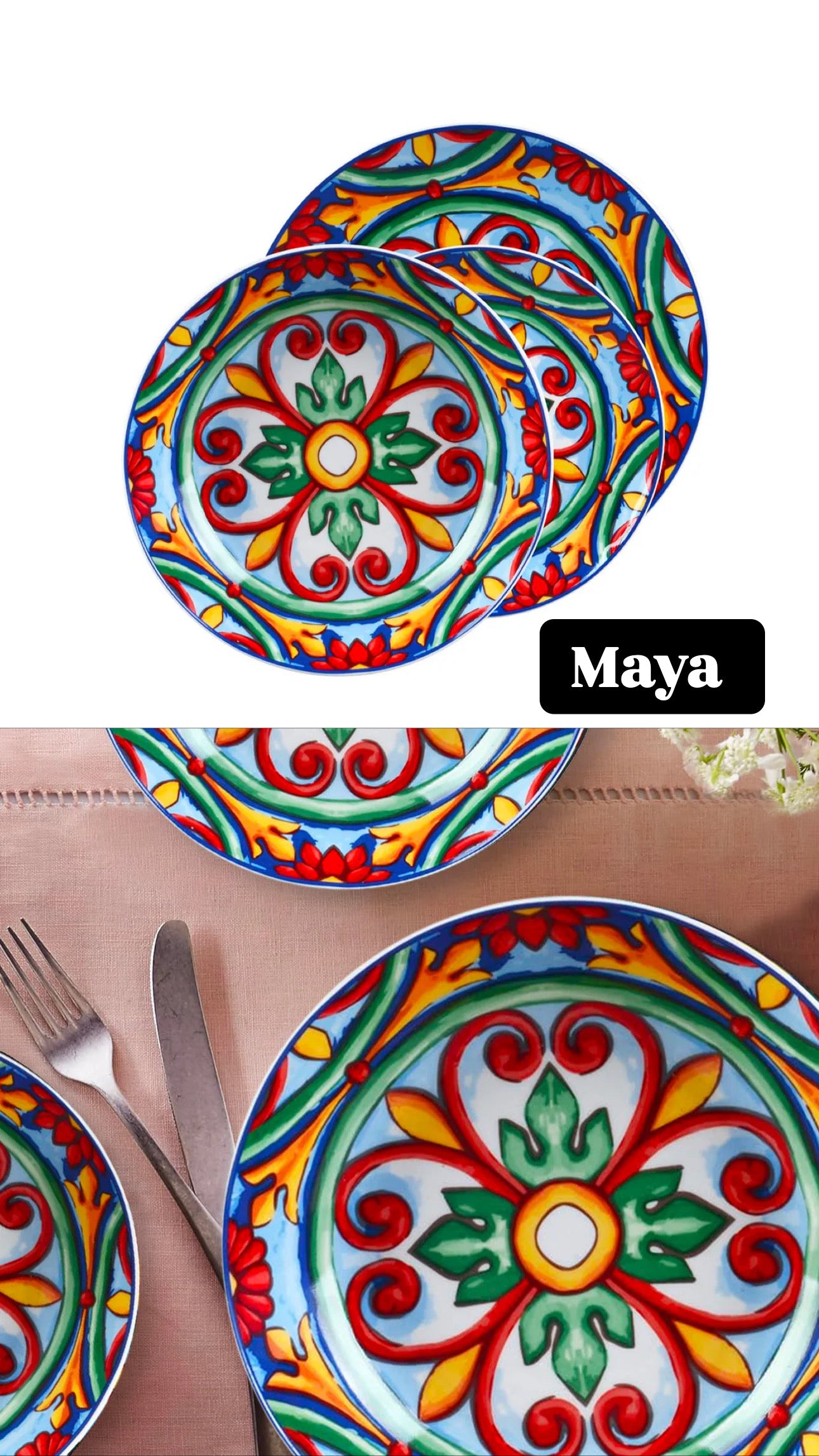 Servizio piatti Maya