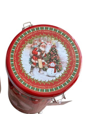 Set scatola in latta con plaid scozzese