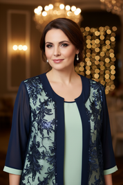 Set 2 pezzi sotto giacca e spolverino Tirana