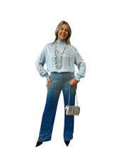 Light Blue Shaded Trousers