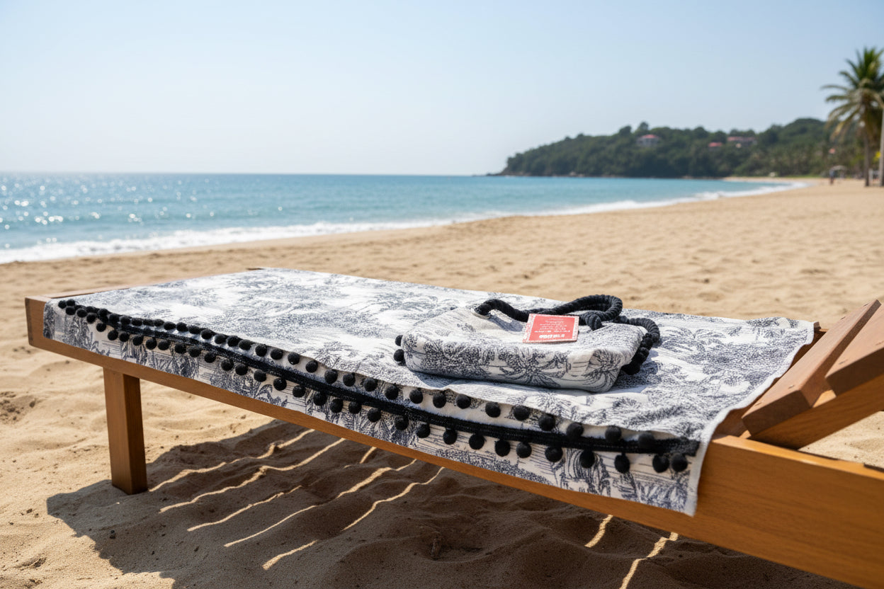 Telo mare in fouta e Pochette