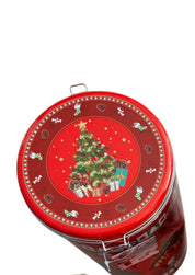 Set scatola in latta con plaid scozzese