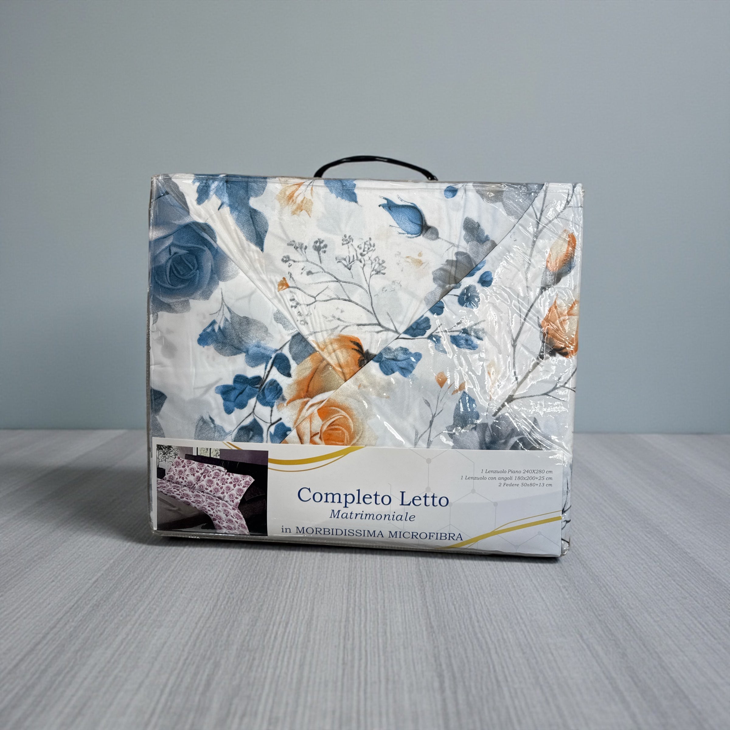 Completo letto matrimoniale in morbidissima microfibra