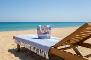 Borsa Con Zip Più Telo In Fouta