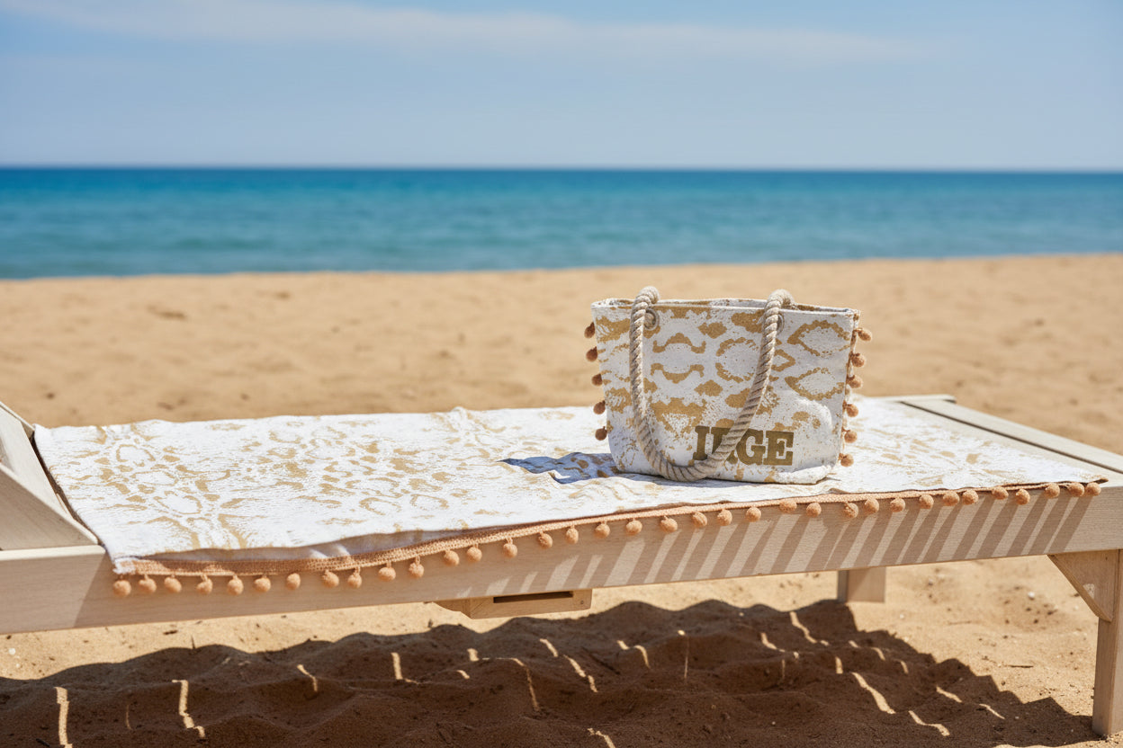 Telo mare in fouta e Pochette