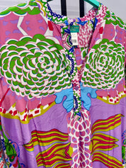 Abito fiori antica sartoria DV1605