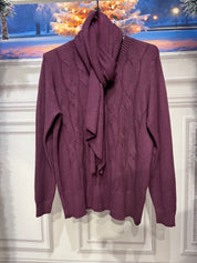 Maglione Elena con sciarpa