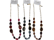 Collana lunga pietre colorate