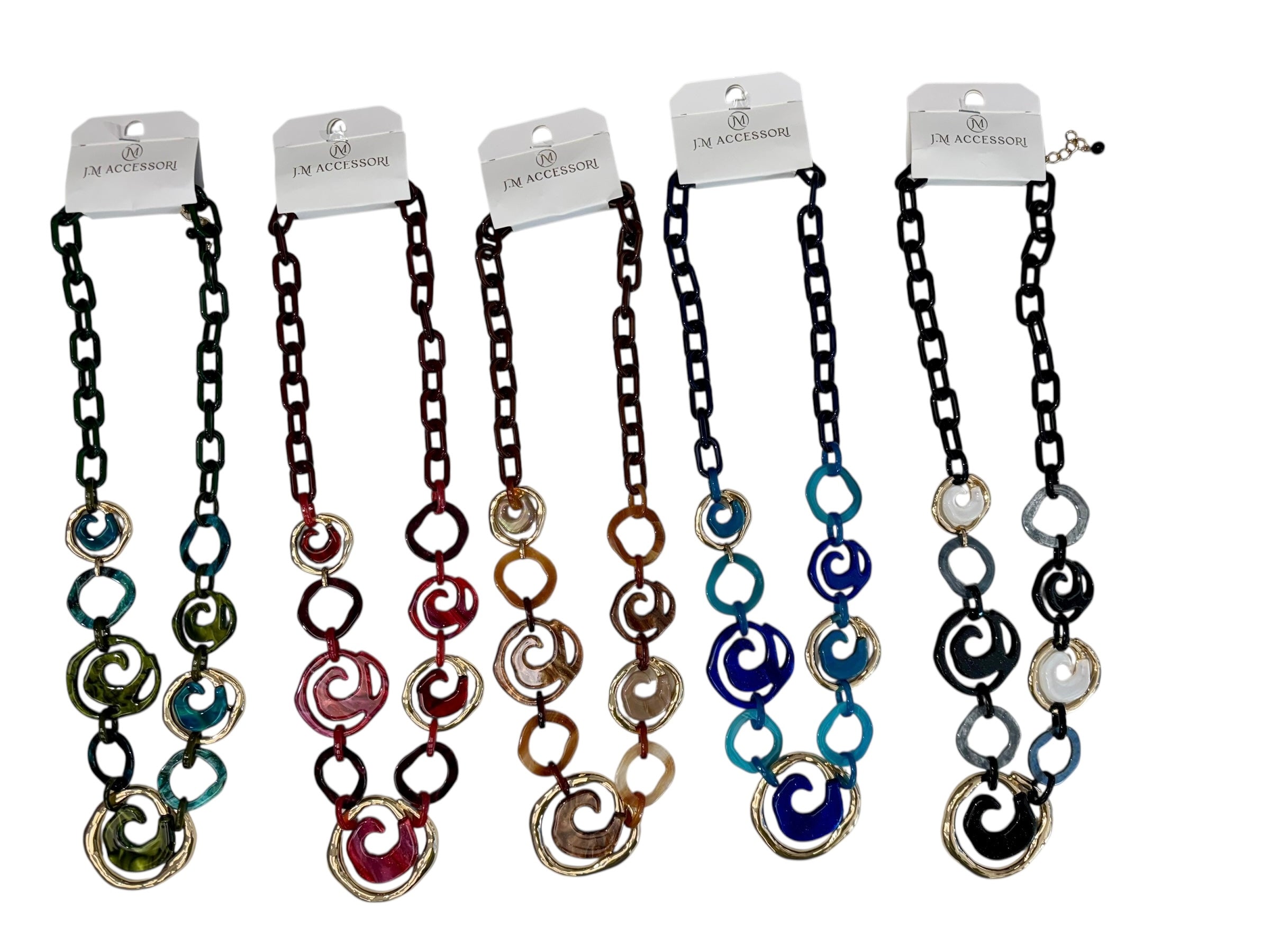 Collana lunga vortice
