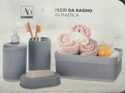 Set 4 Pezzi Da Bagno