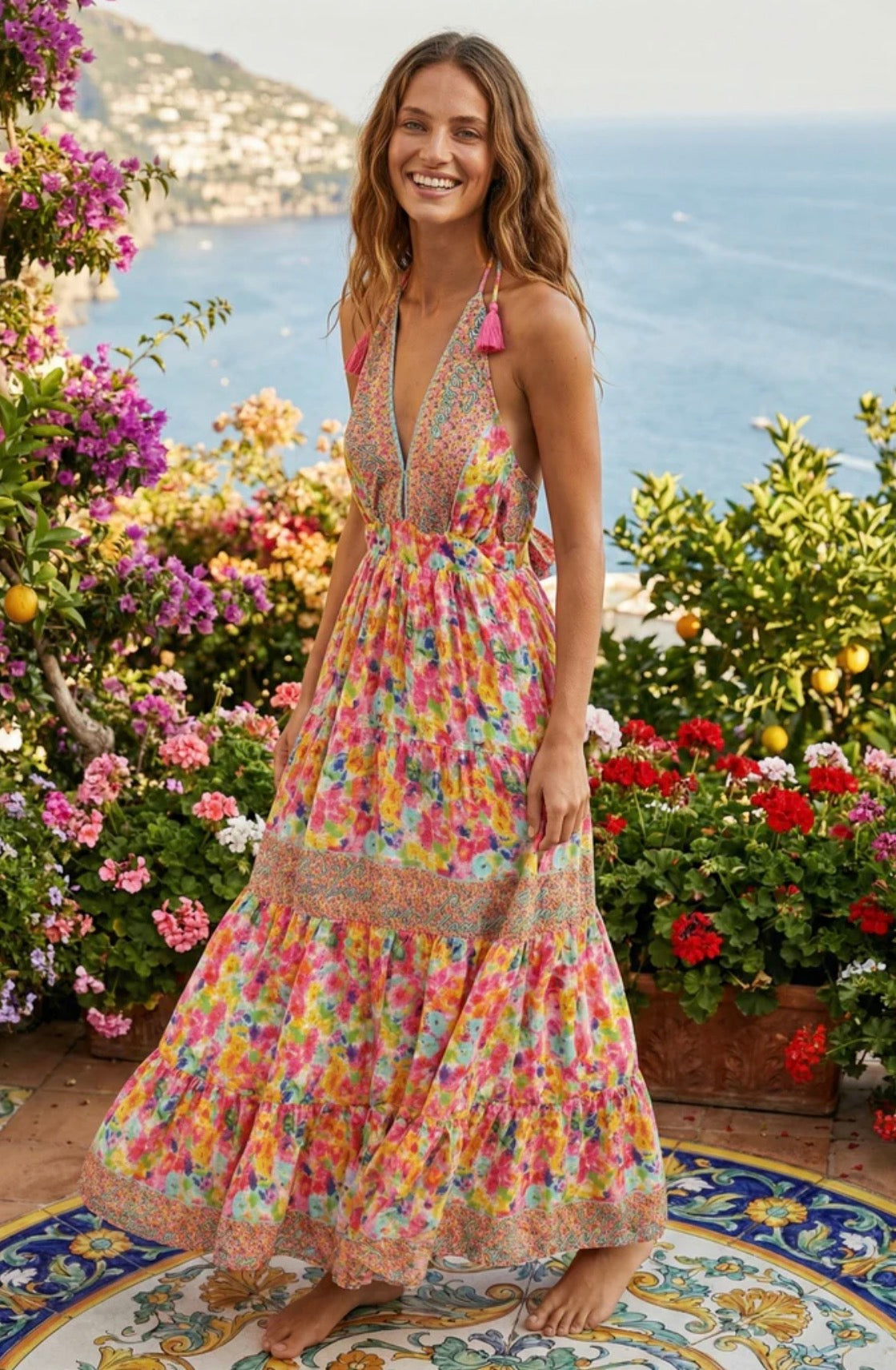 Abito Multicolor Positano FC447