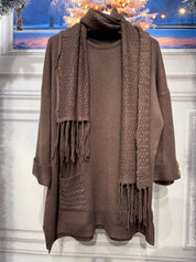 Maglione Agata con sciarpa