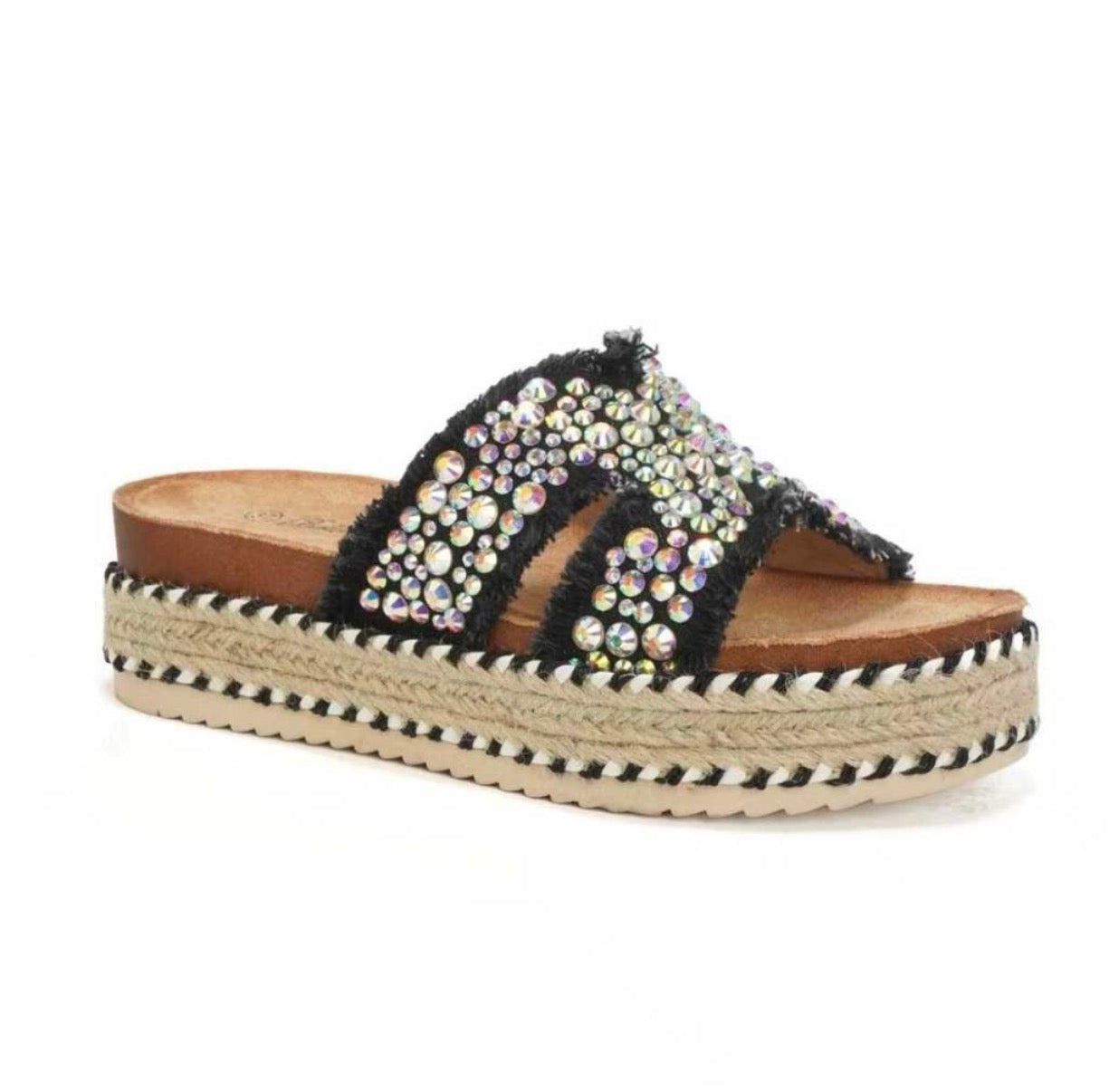 Sandali Alti Strass