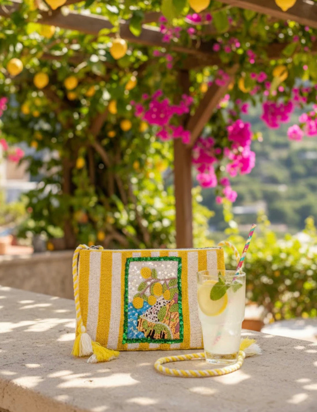 Pochette Limoni E Righe FC700