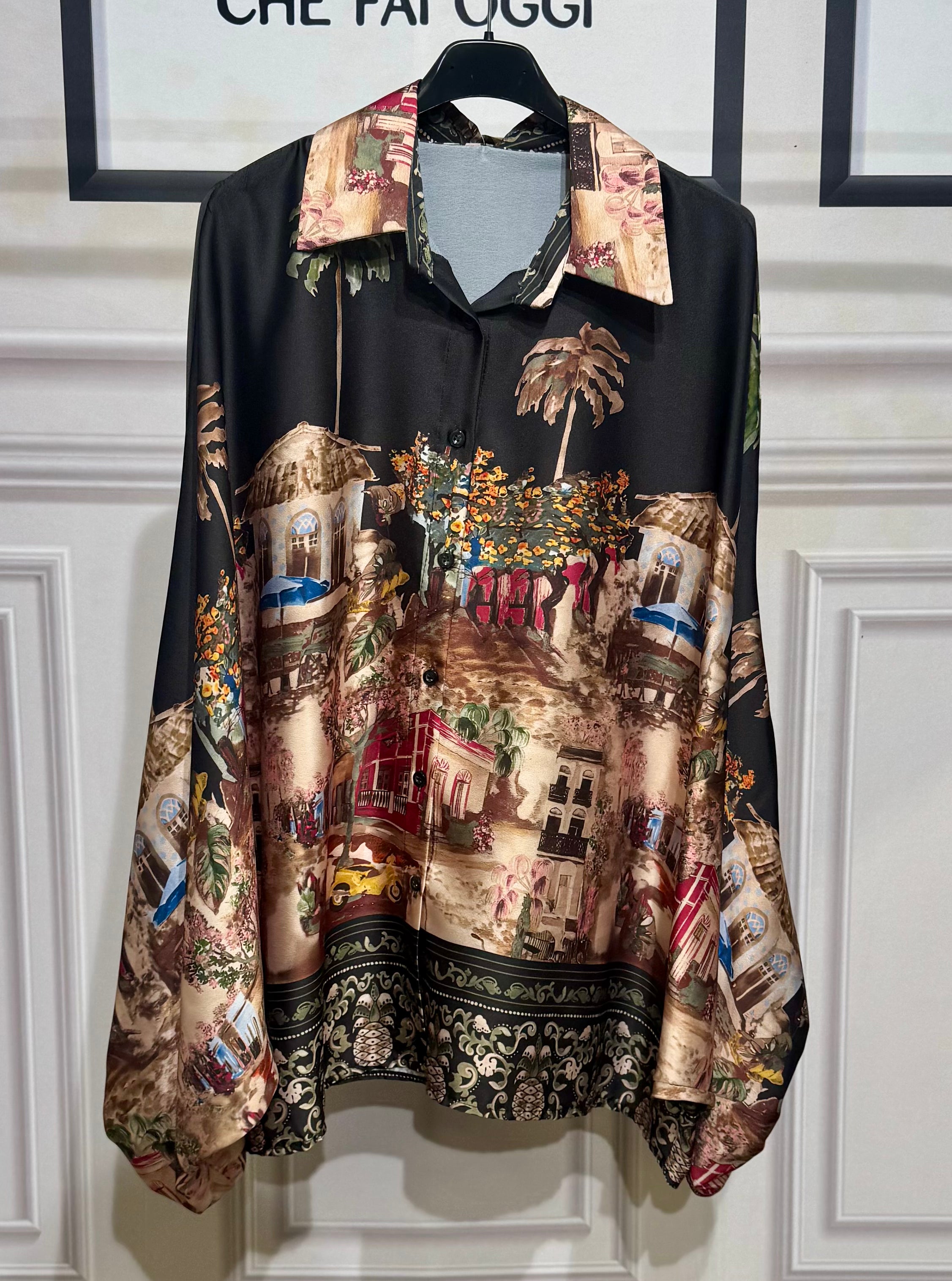 Camicia Poncho Mirella
