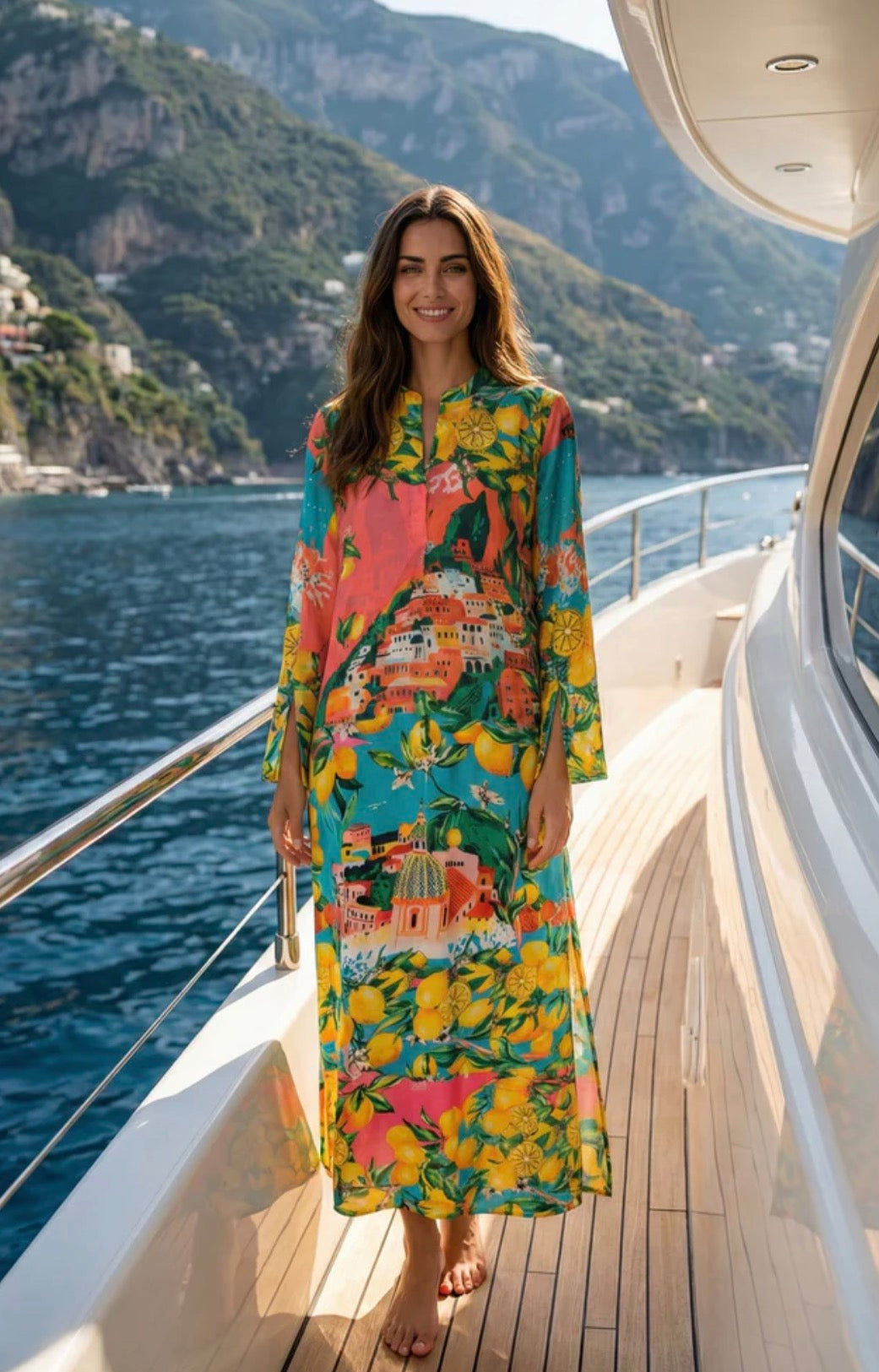 Kaftano Paesaggio Positano FC010