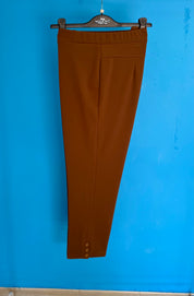 Pantaloni Cosciasecca crêpe Moda più