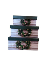 Set scatole fantasia natalizia