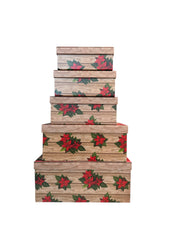 Set scatole fantasia natalizia