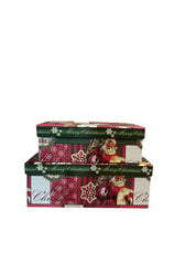 Set scatole fantasia natalizia