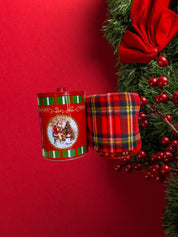 Barattolo contenitore in latta e plaid