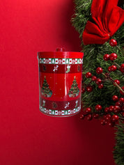 Barattolo contenitore in latta e plaid