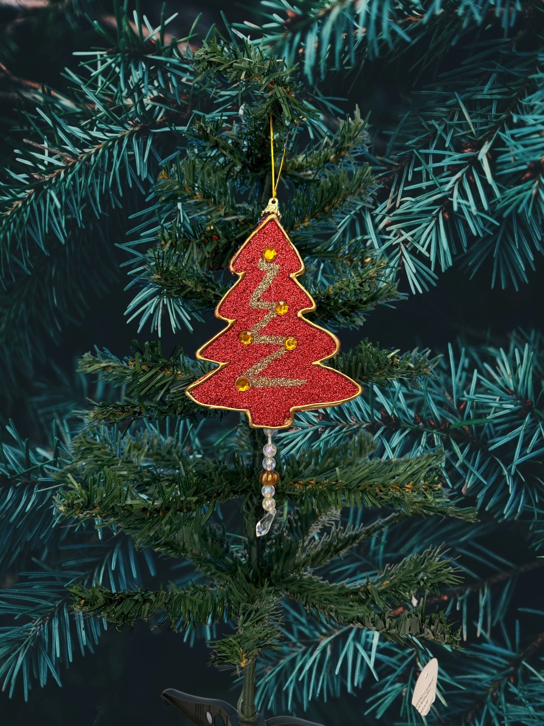 Appendino albero brillantinato