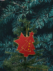 Appendino albero brillantinato