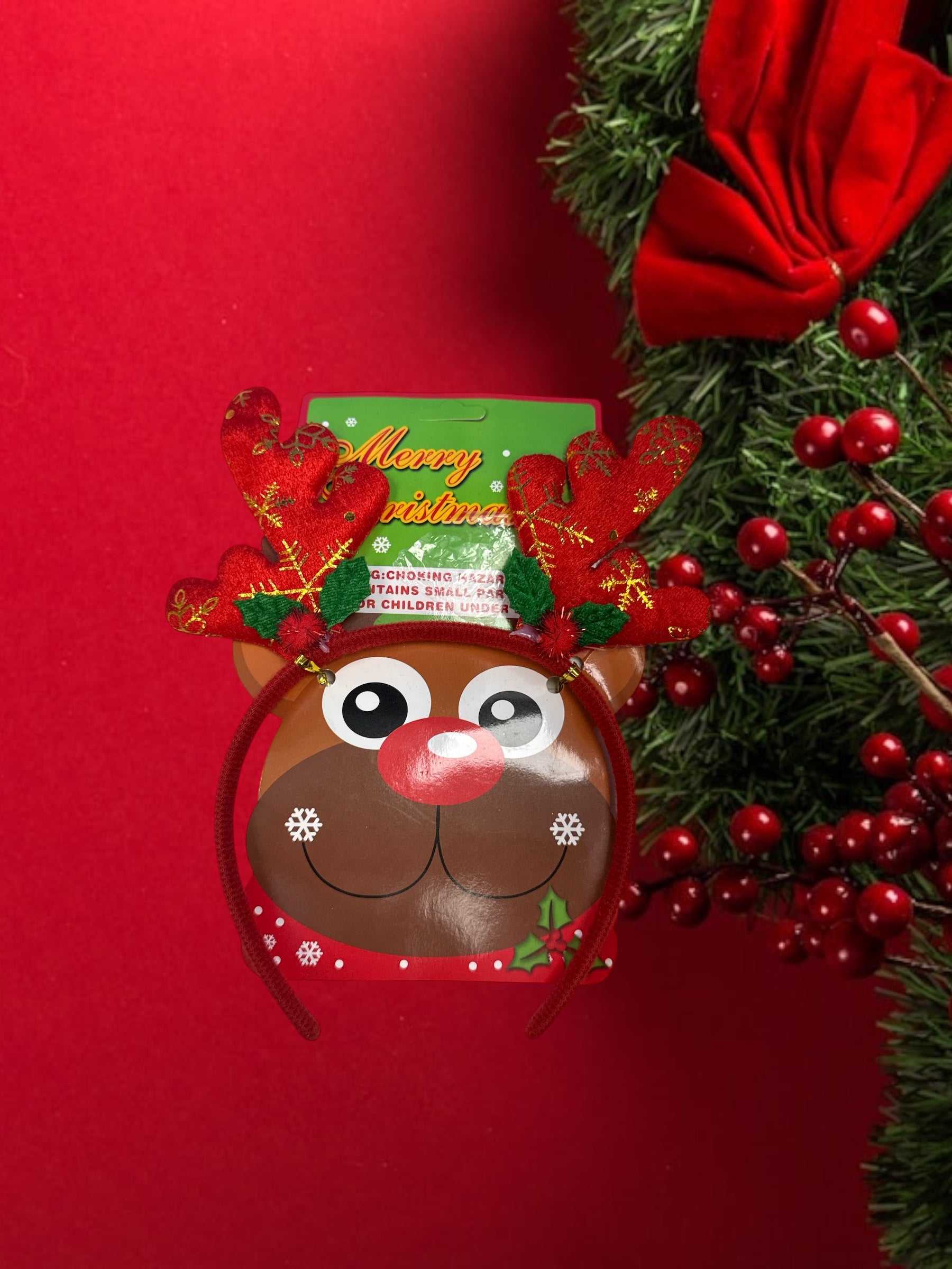 Cerchietto per capelli natalizio