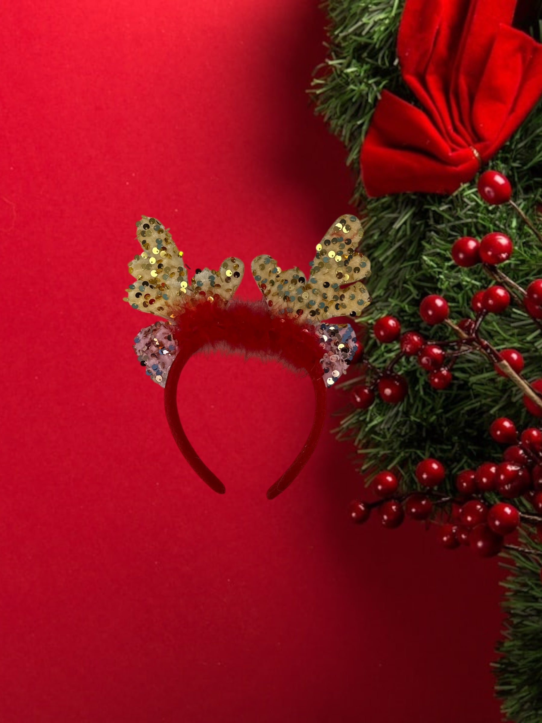 Cerchietto per capelli natalizio