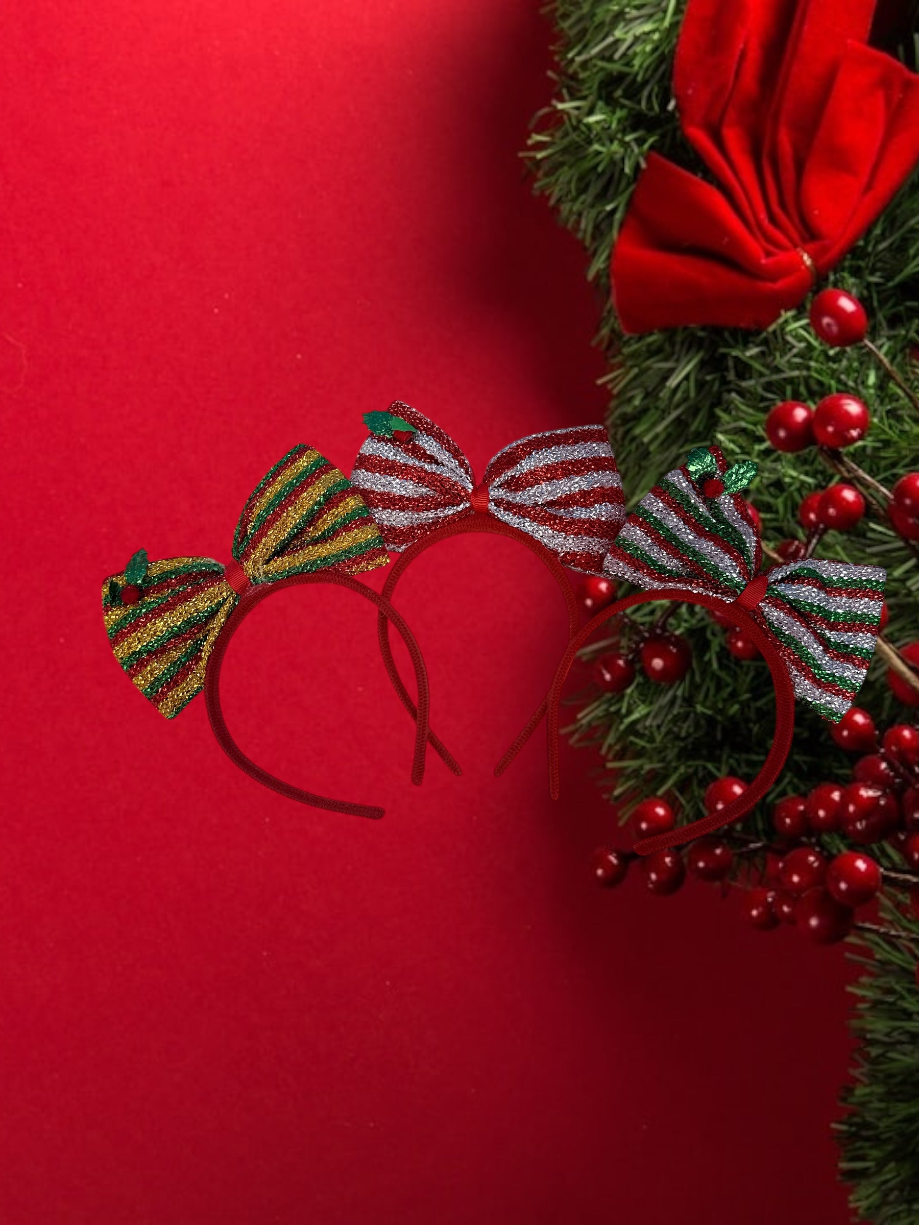 Cerchietto per capelli natalizio