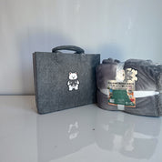 Borsa e plaid orsetto