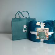 Borsa e plaid orsetto