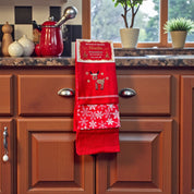 Set 3pezzi strofinacci natalizi