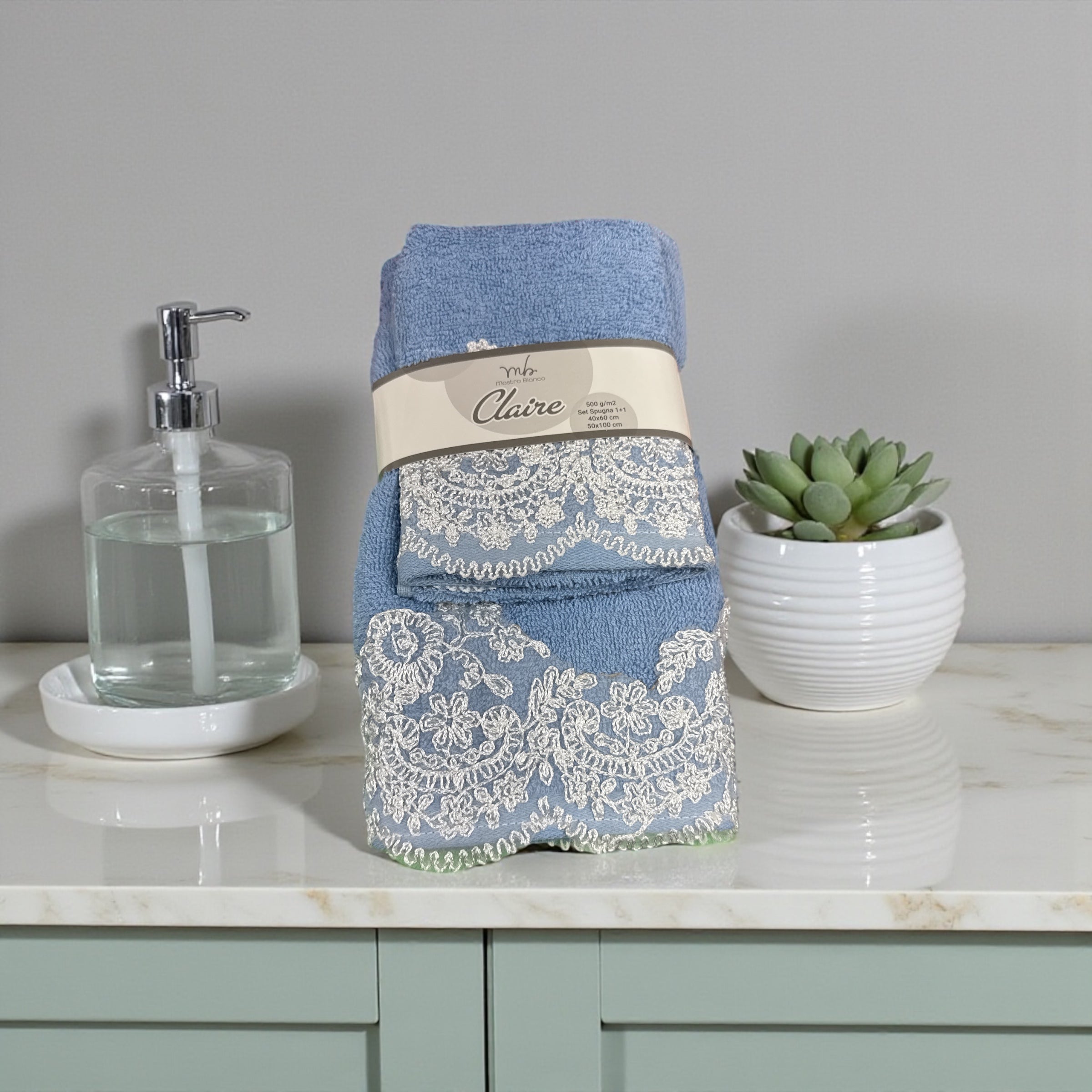 Coppia Di Asciugamani Claire