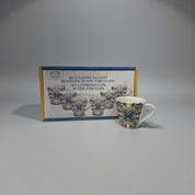 Set 6 tazzine in porcellana