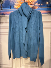 Maglione Elena con sciarpa