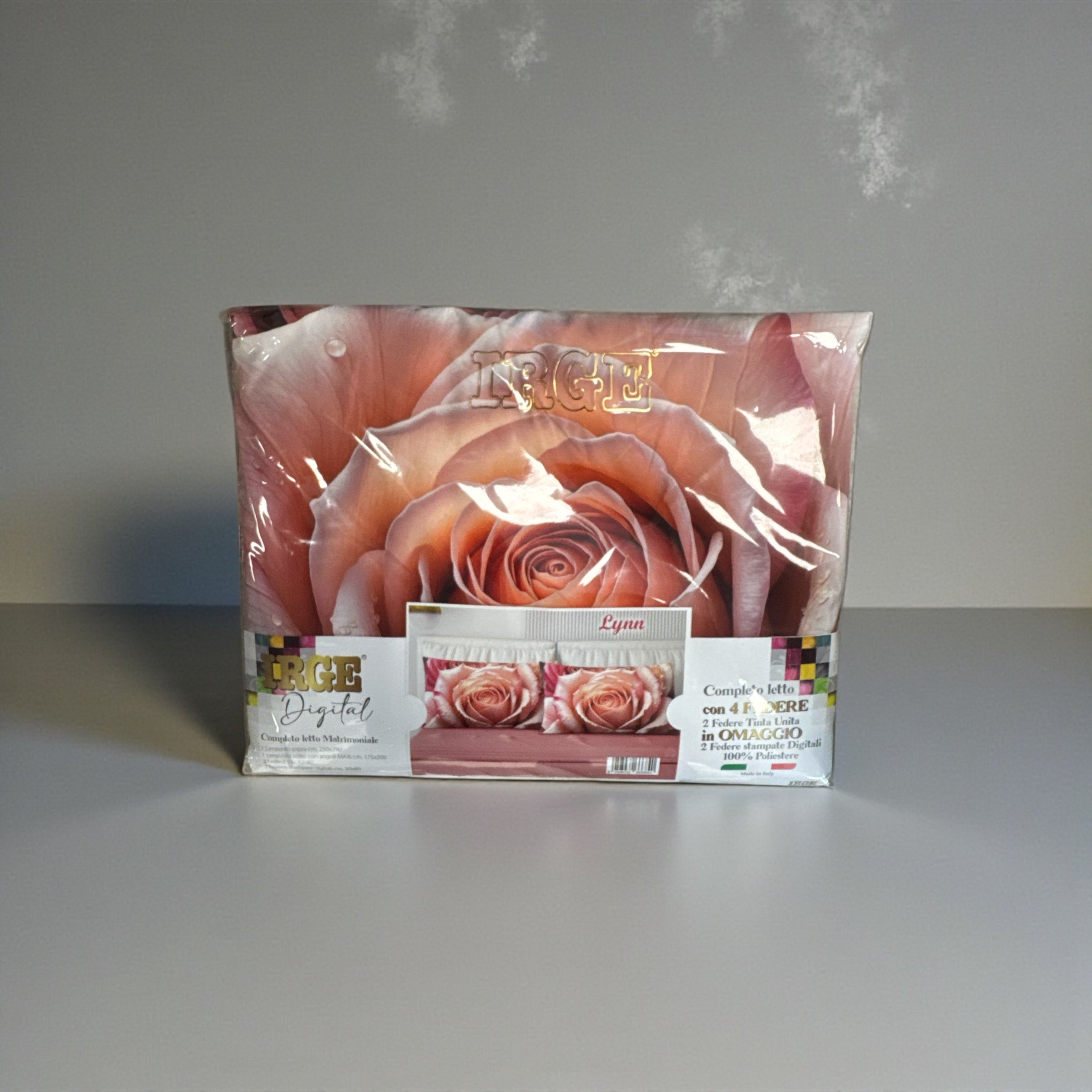 Completo letto matrimoniale 4 federe irge