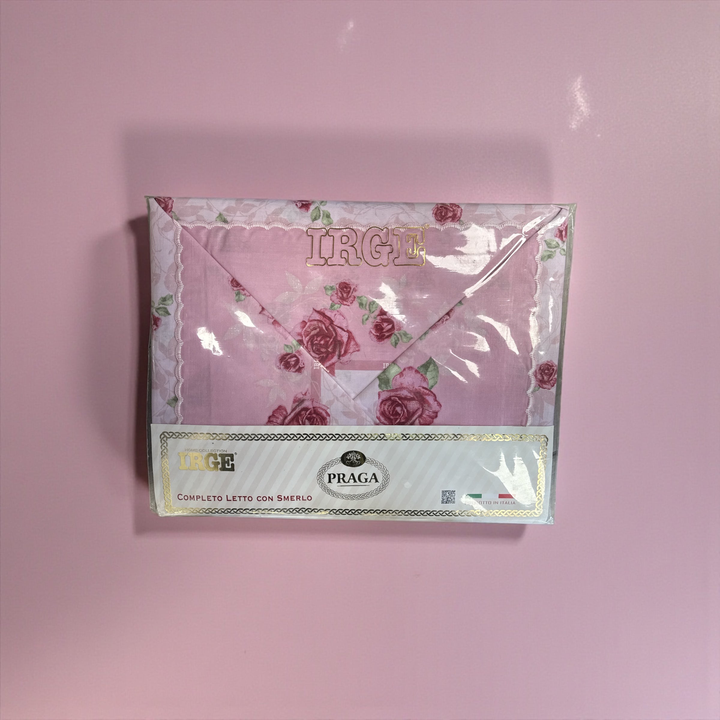 Completo letto matrimoniale con smerlo