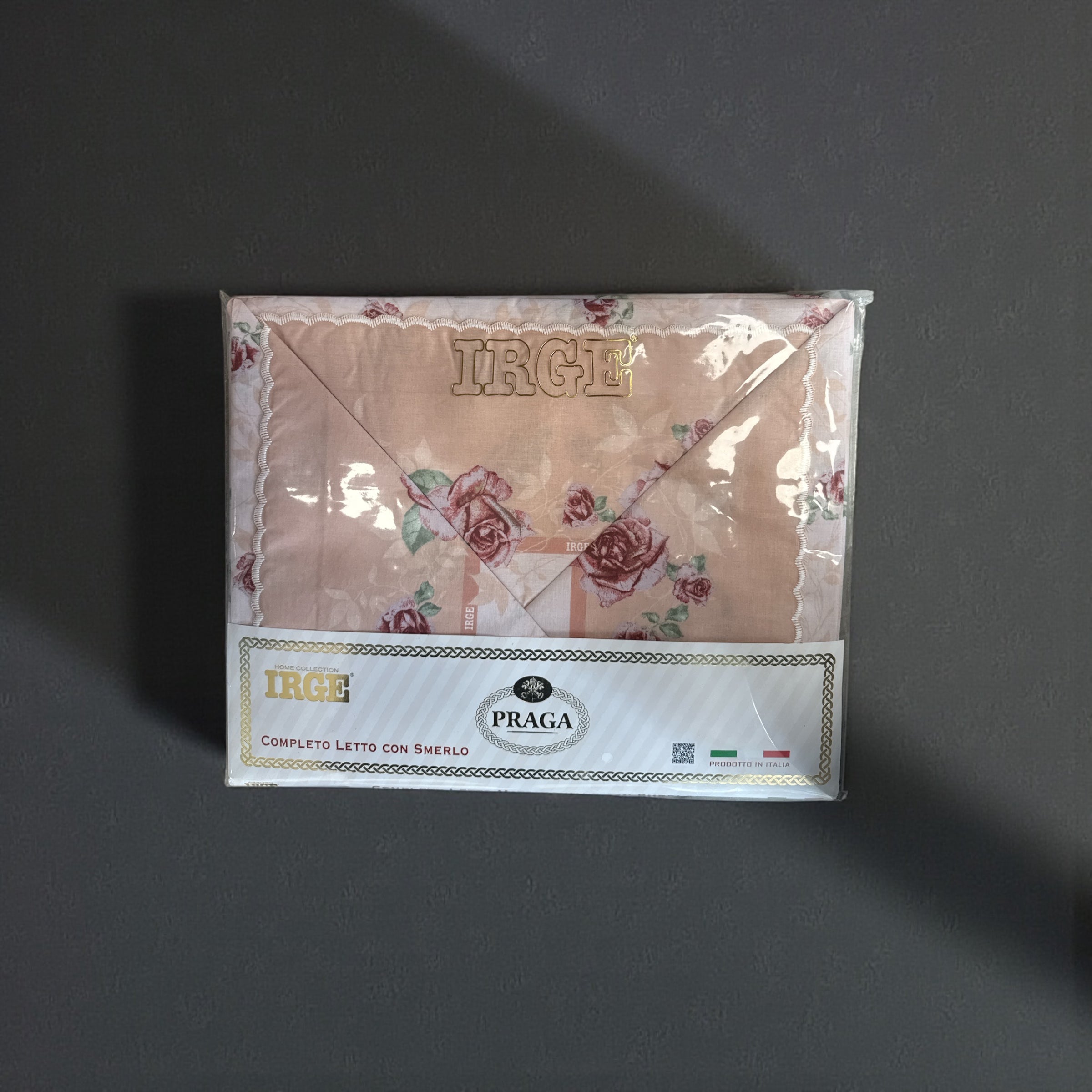 Completo letto matrimoniale con smerlo