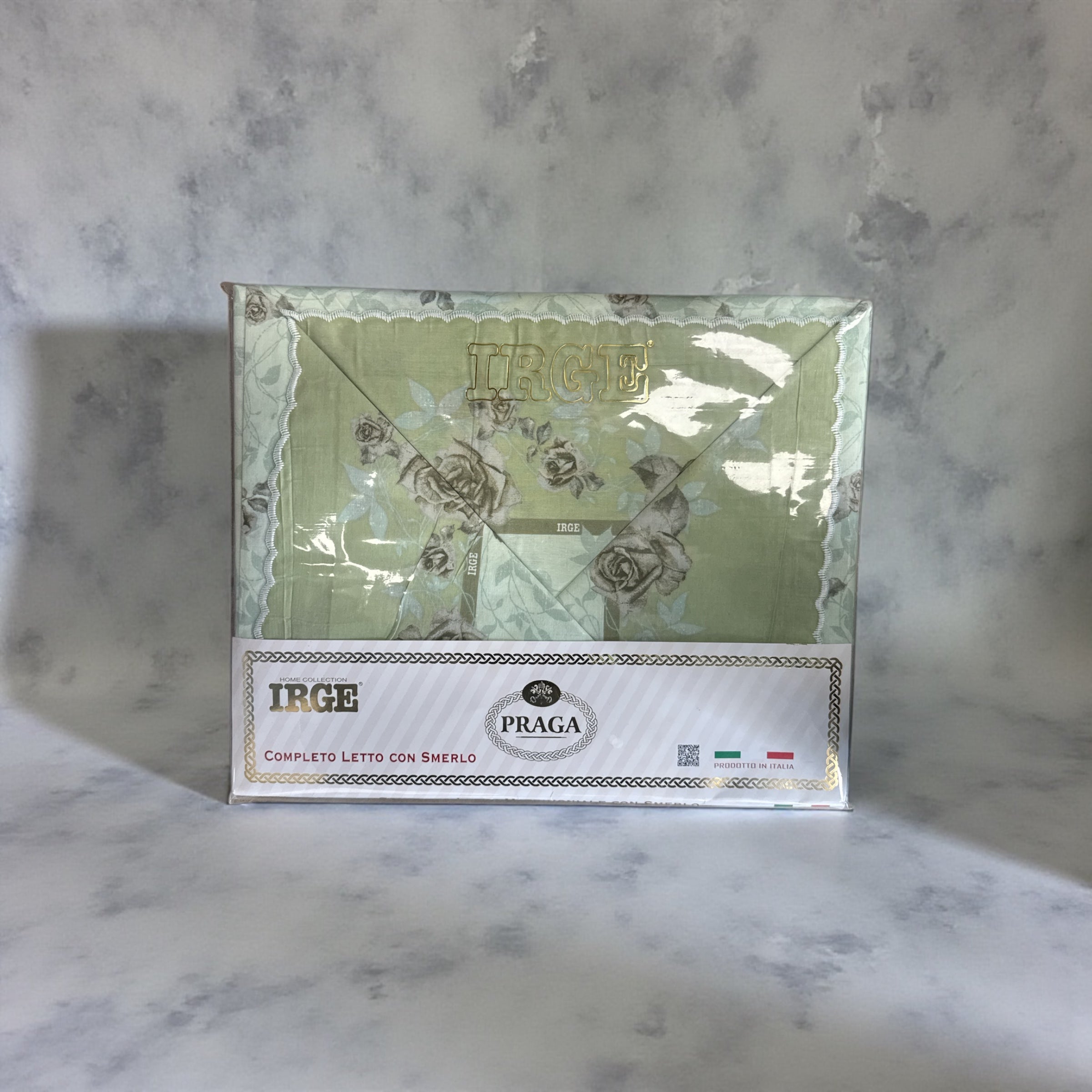 Completo letto matrimoniale con smerlo