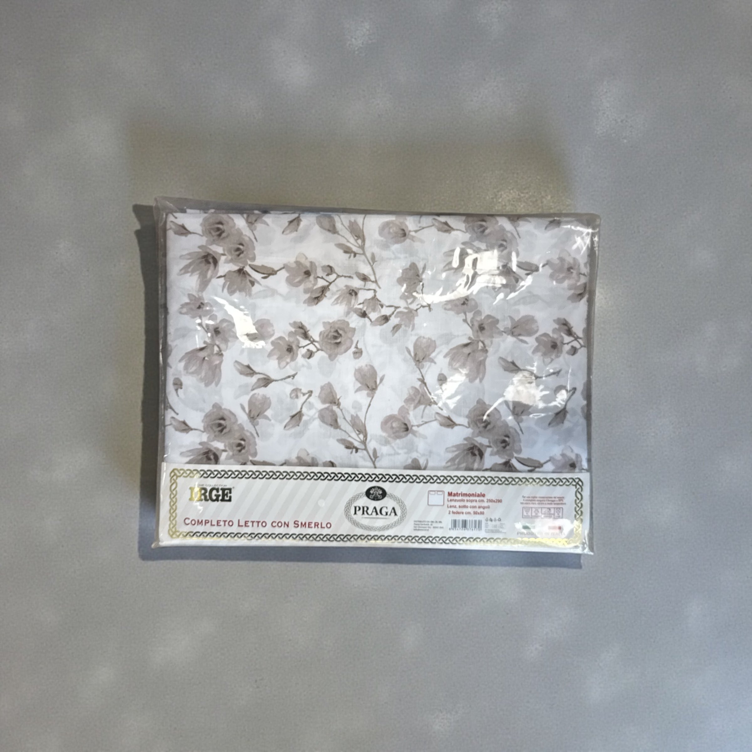 Completo letto matrimoniale con smerlo