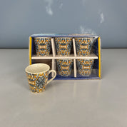 Set 6 tazzine in porcellana