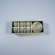 Set sei tazzine con piattino