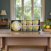 Set sei tazzine con piattino