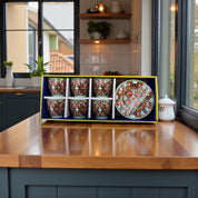 Set sei tazzine con piattino