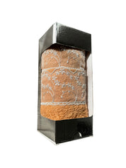 Coppia di asciugamani con ricamo