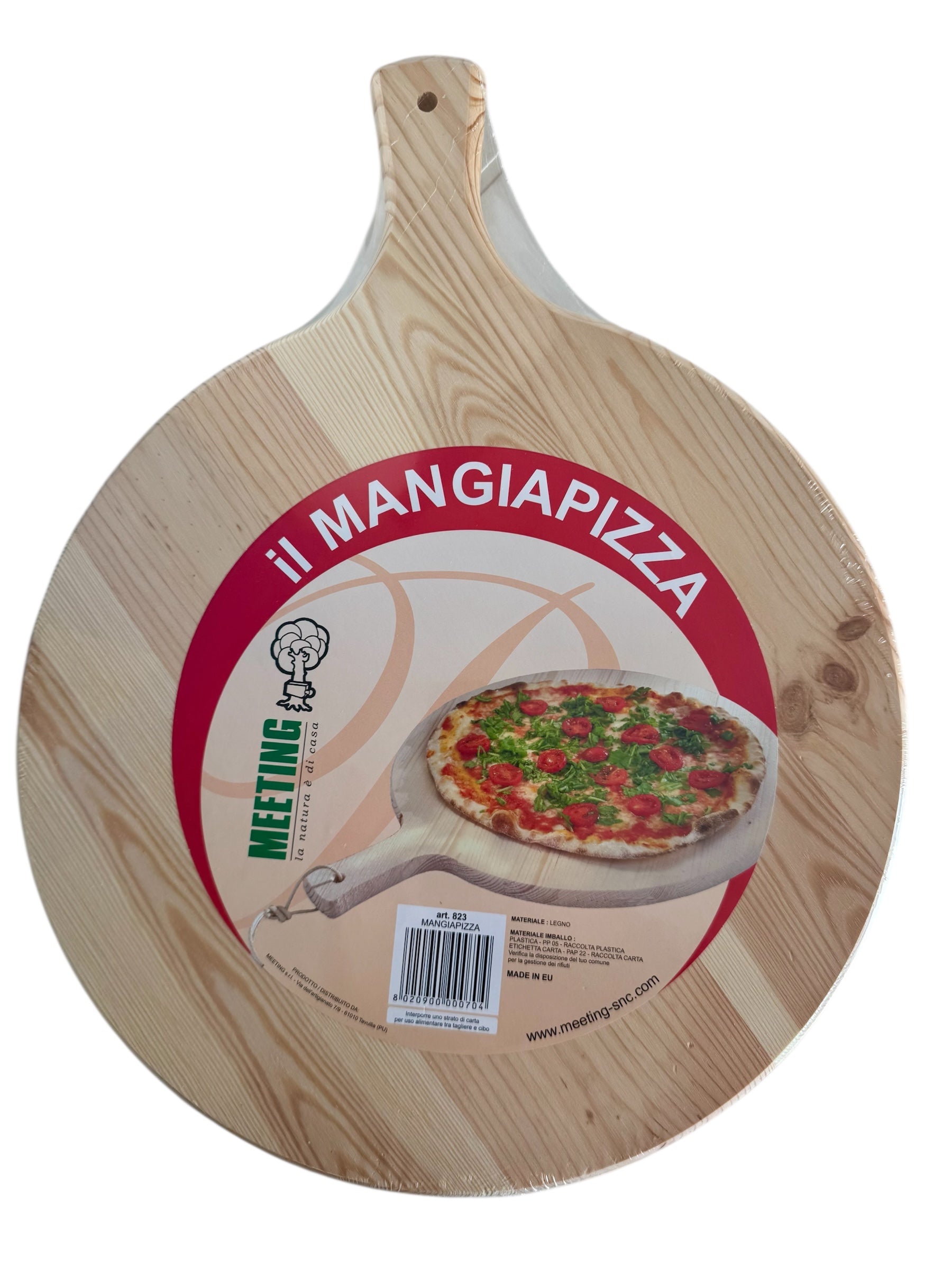 Servi pizza in legno