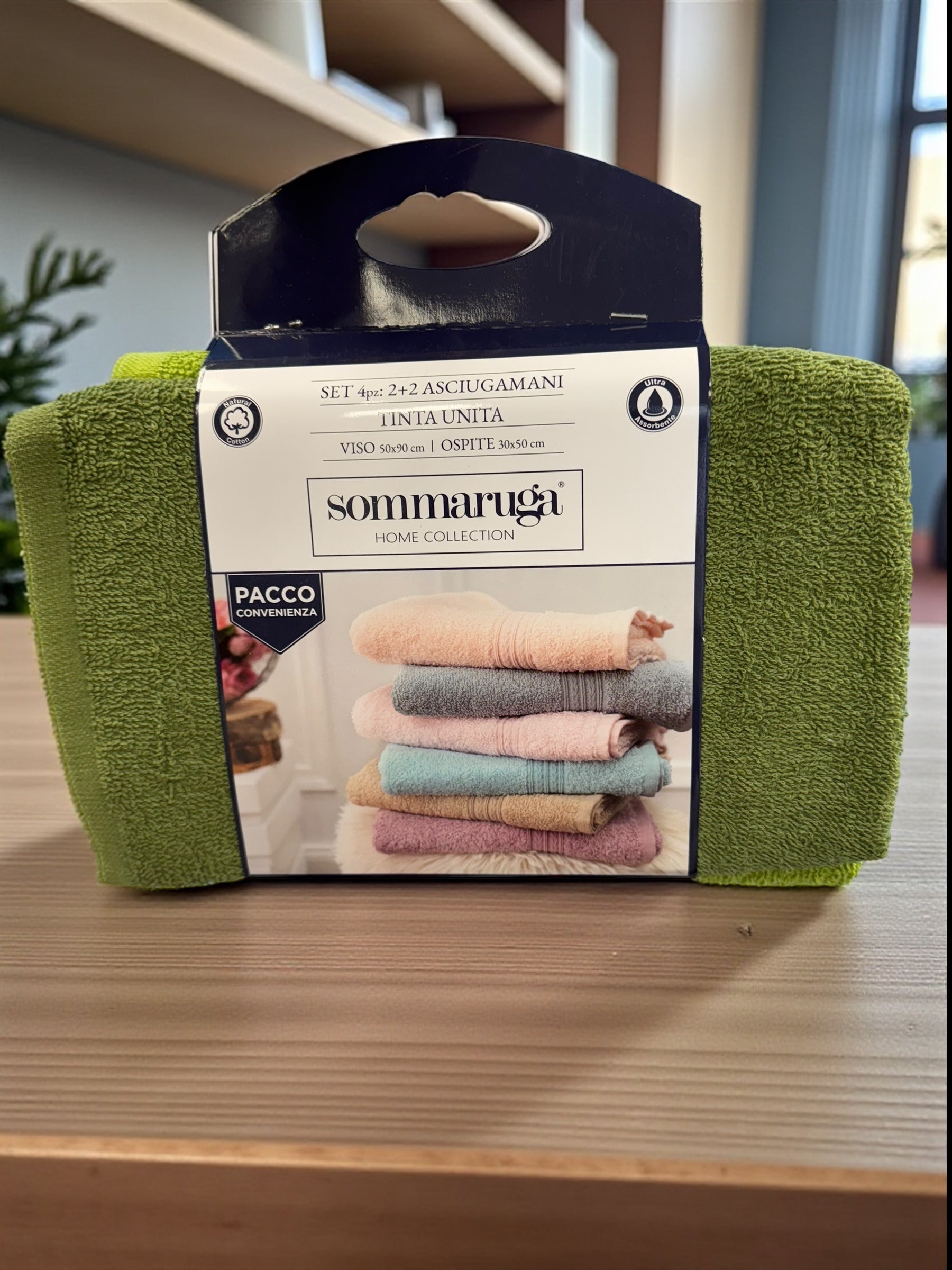 Set 4 asciugamani sommaruga