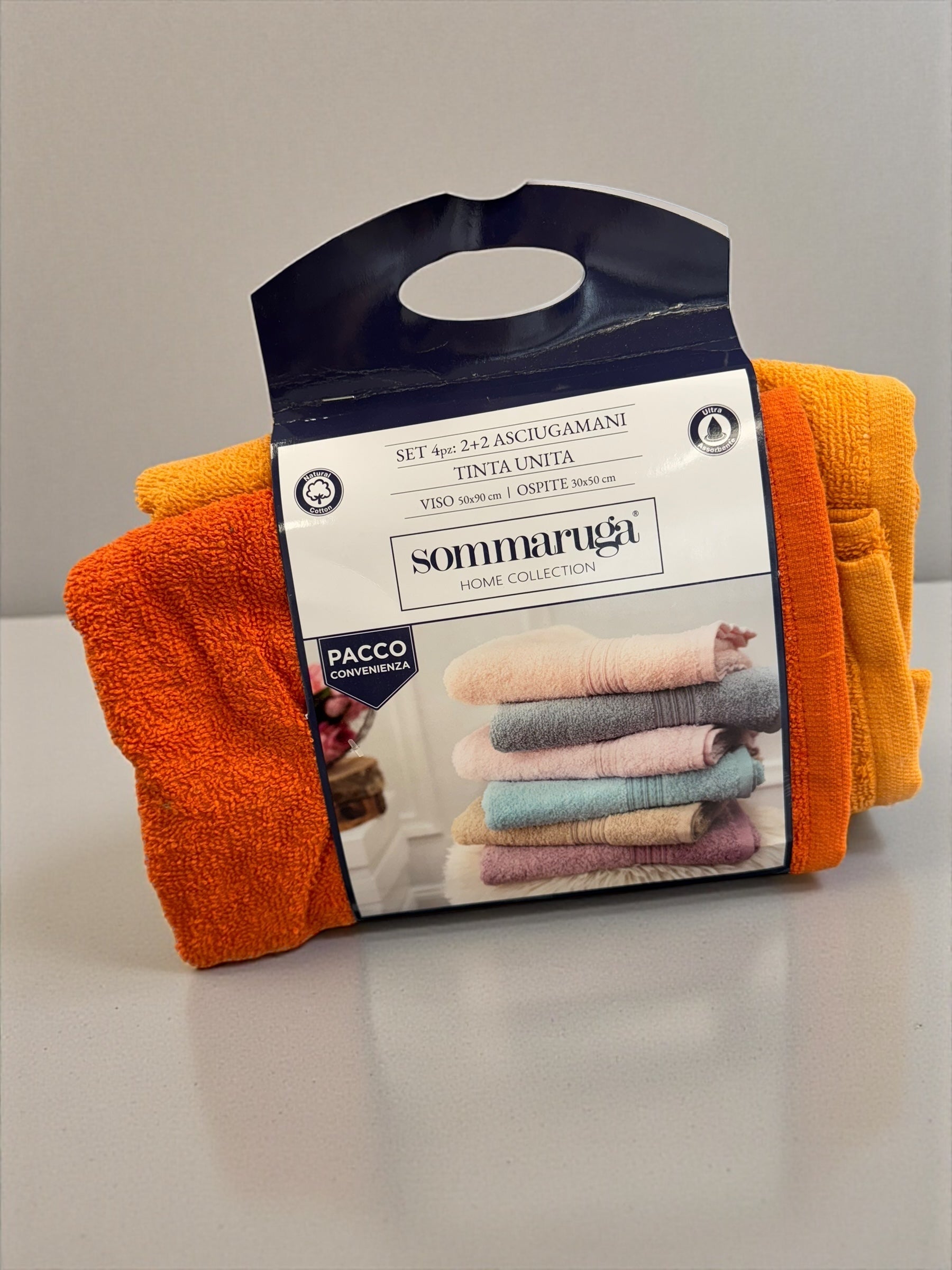 Set 4 asciugamani sommaruga